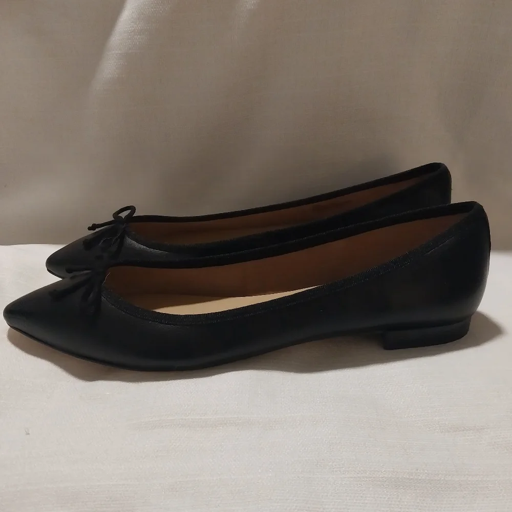 Talbots black leather